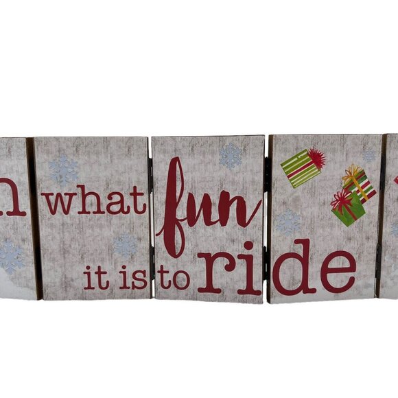 Ganz Christmas Joyride Accordion Folding Decorative Panel With Cats & Dogs - Picture 3 of 6